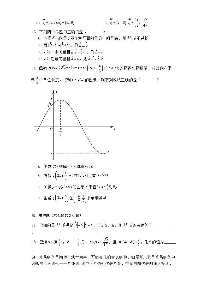 福建省莆田市莆田第二十五中学2024−2025学年高一下学期3月月考 数学试题（含解析）第2页