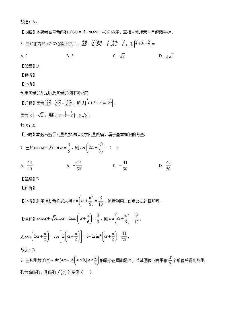 山东省淄博市淄川般阳中学2024-2025学年高一下学期三月月考 数学试题（含解析）第3页