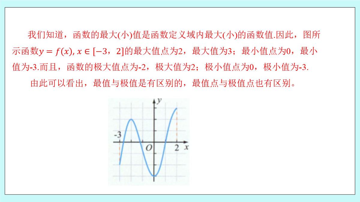 人教B版高二数学选择性必修第三册6-2-2《导数与函数的极值、最值（2）》课件第4页