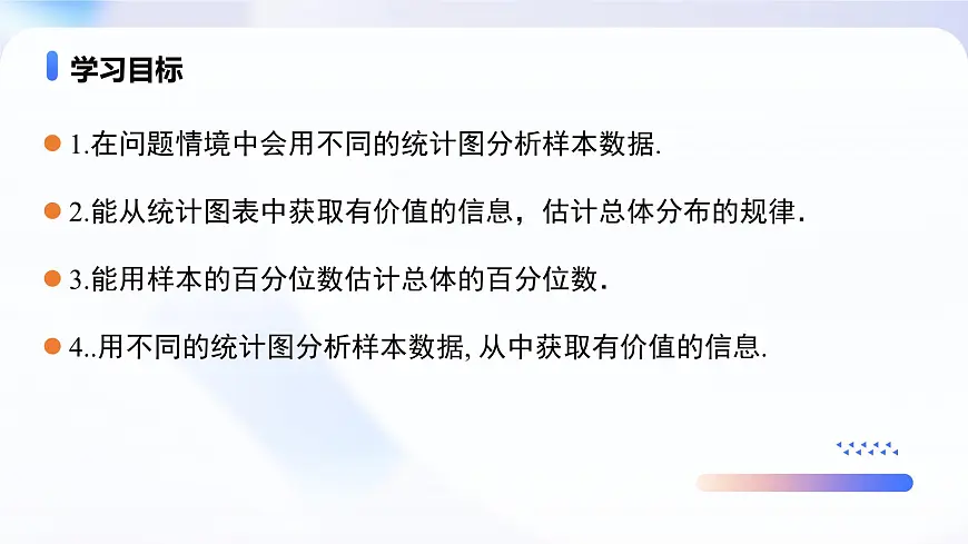 9.2.2 总体百分位数的估计（教学课件）-2024-2025学年高一数学必修第二册（人教A版2019）第2页
