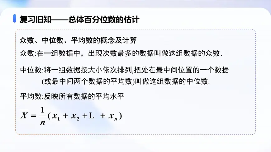 9.2.3 总体集中趋势的估计（教学课件）-2024-2025学年高一数学必修第二册（人教A版2019）第6页