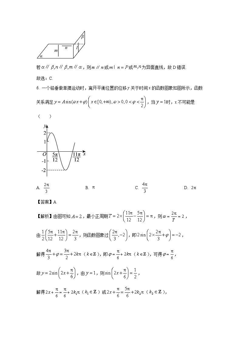 甘肃省兰州市2025届高三下学期诊断考试（一模）数学试卷（解析版）第3页