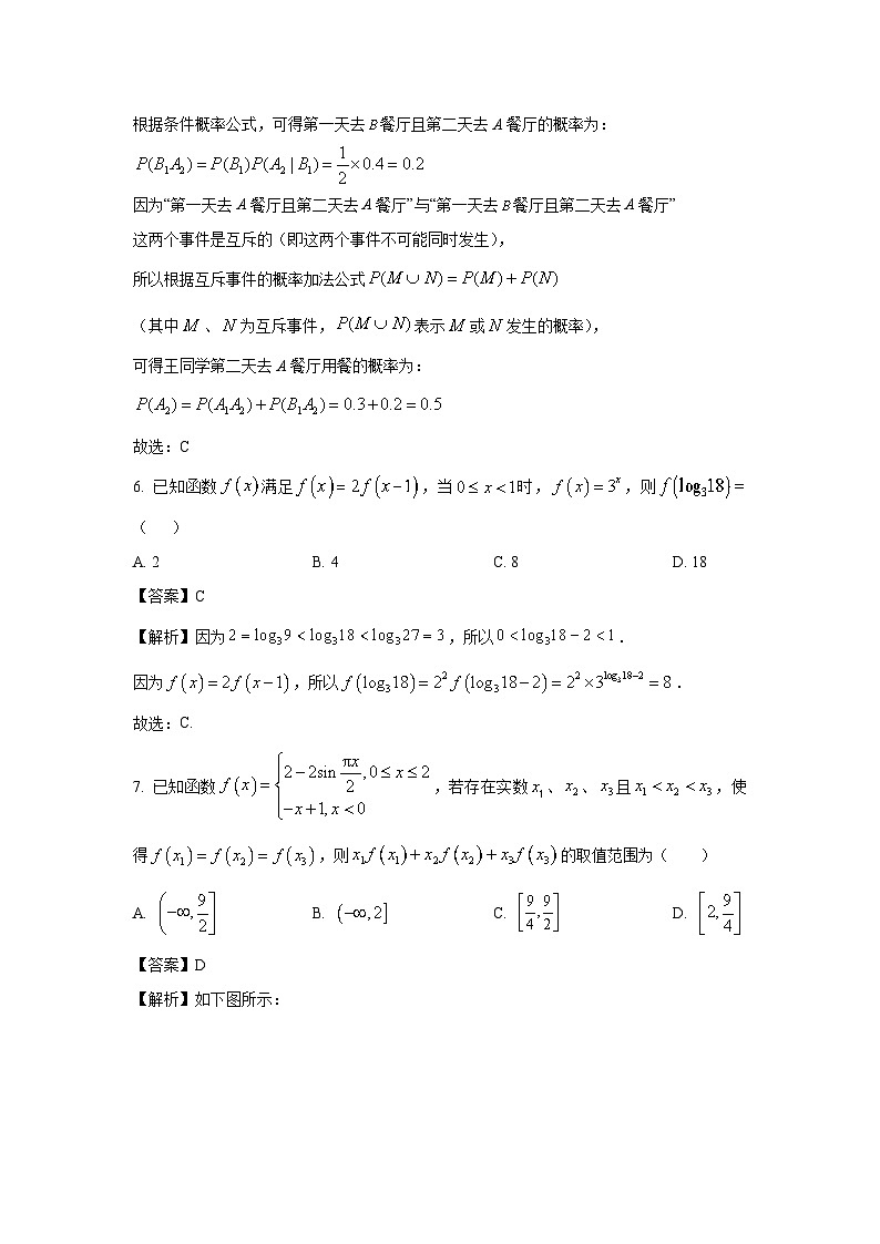 山东省淄博市2025届高三下学期模拟考试数学试卷（解析版）第3页