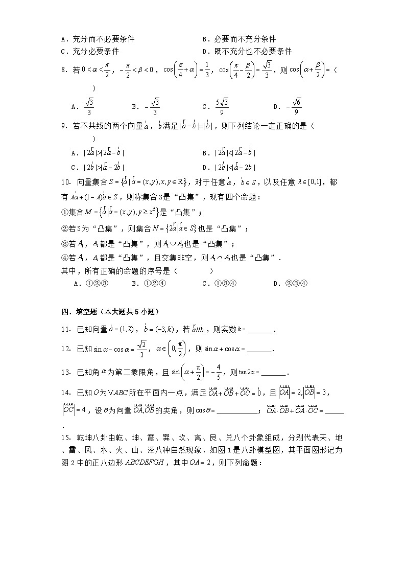 北京市第十二中学2024−2025学年高一下学期3月练习 数学试题（含解析）第2页