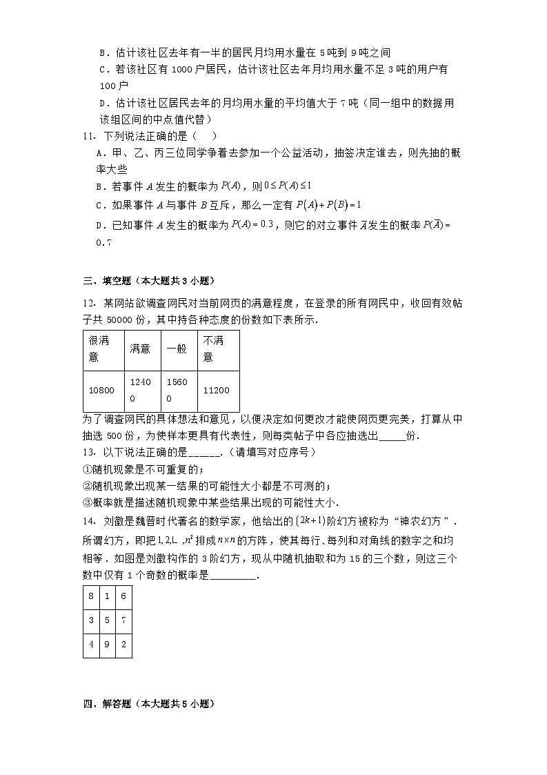 江西省部分学校2023−2024学年高一下学期期中考试 数学试题（含解析）第3页