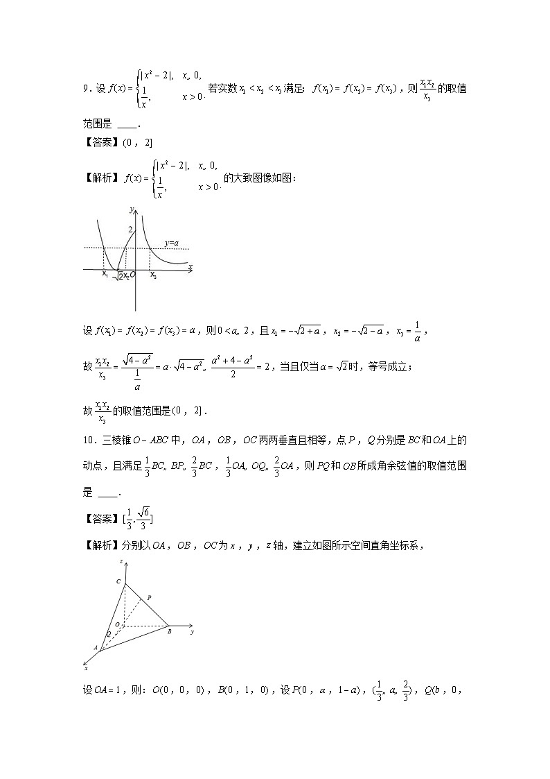 上海市2025年普通高校春季招生统一文化考试仿真模拟卷01数学（解析版）第3页