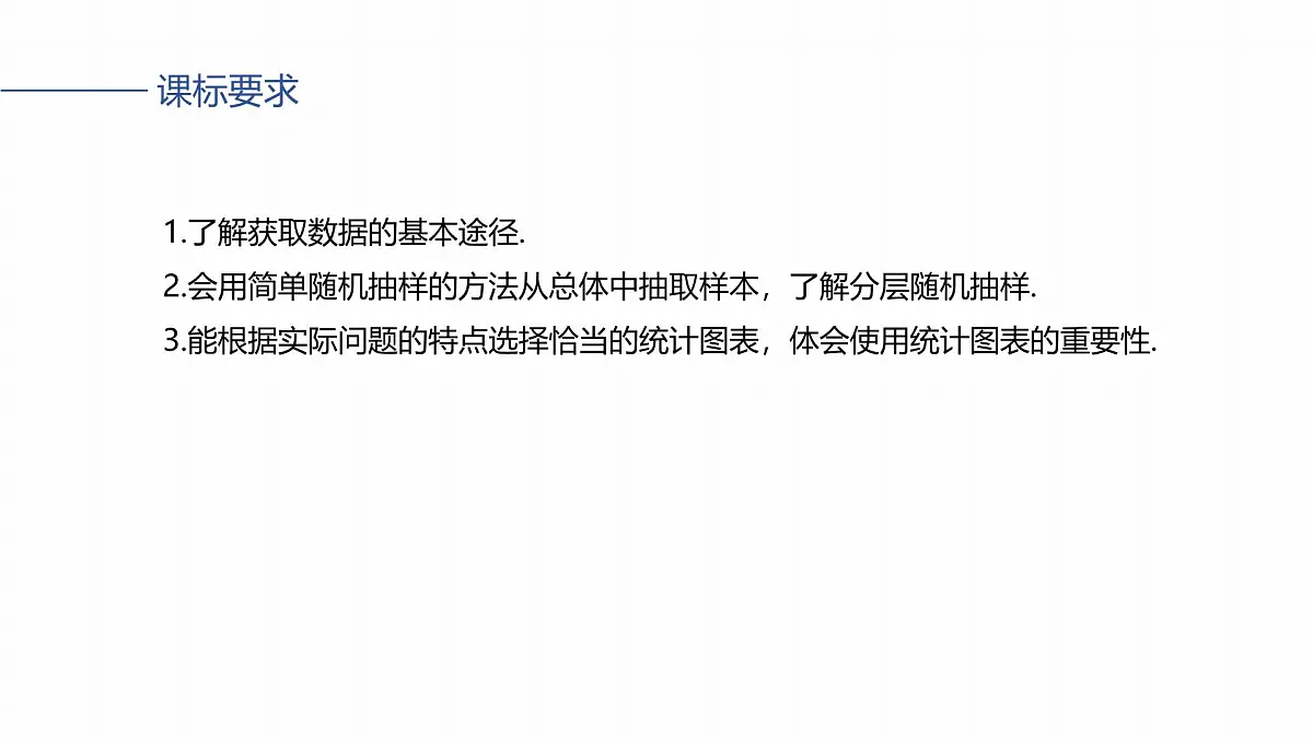第九章　§9.1　随机抽样、统计图表第2页