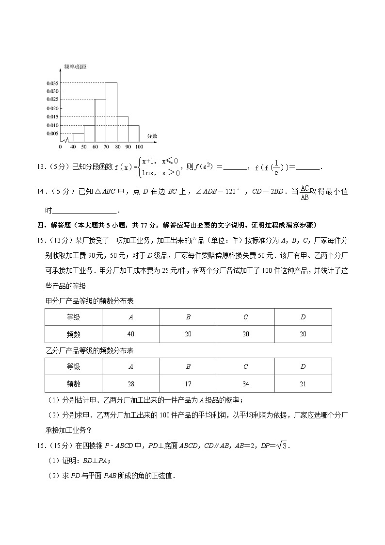 湖南省娄底市涟源市2023-2024学年高一下学期7月期末质量检测数学试题第3页