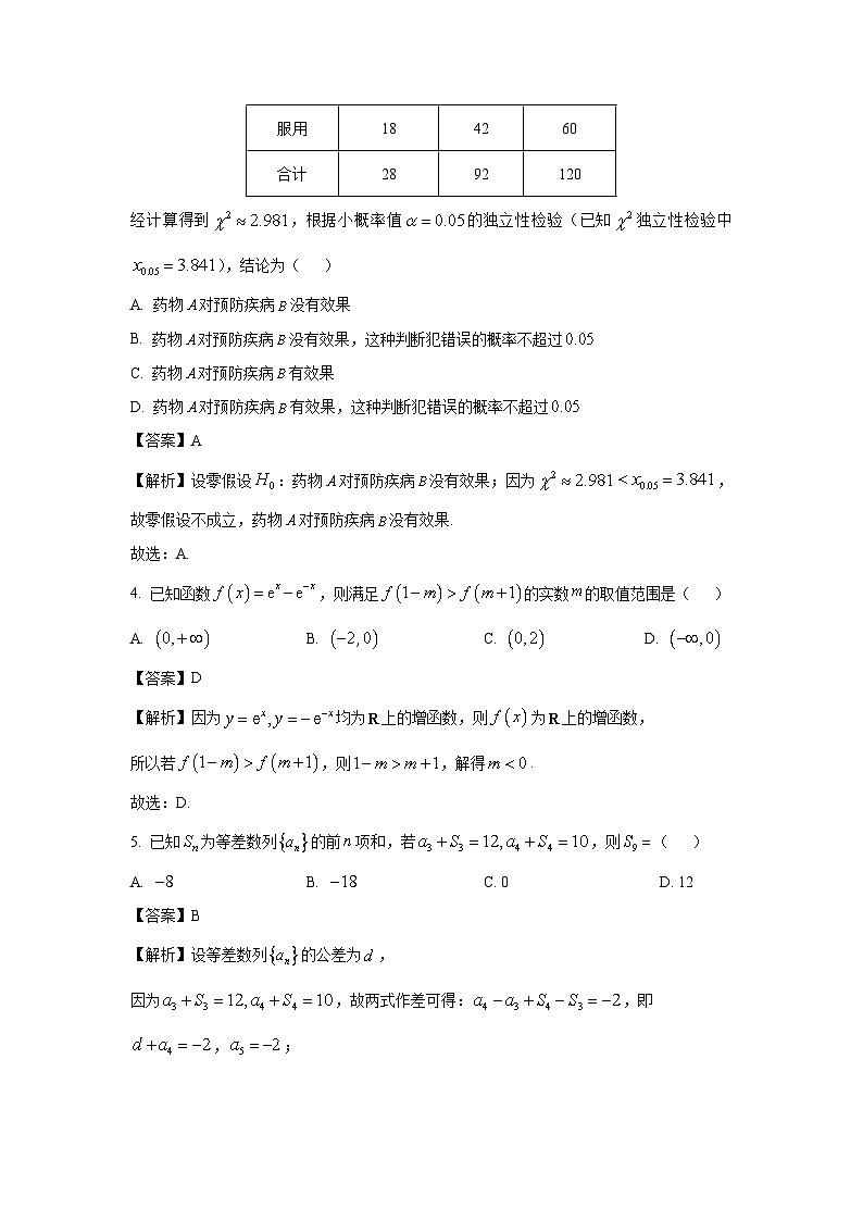 四川省元三维大联考2025届高三第三次诊断性测试数学试卷（解析版）第2页