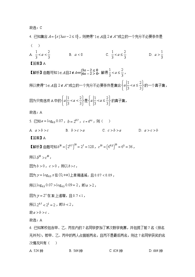 河南省天一大联考2025届高三阶段性测试（六）数学试卷（解析版）第2页