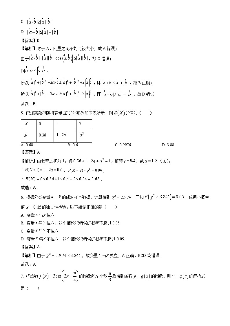 湖南省娄底市涟源市2023-2024学年高二下学期7月期末考试数学试题（解析版）第2页
