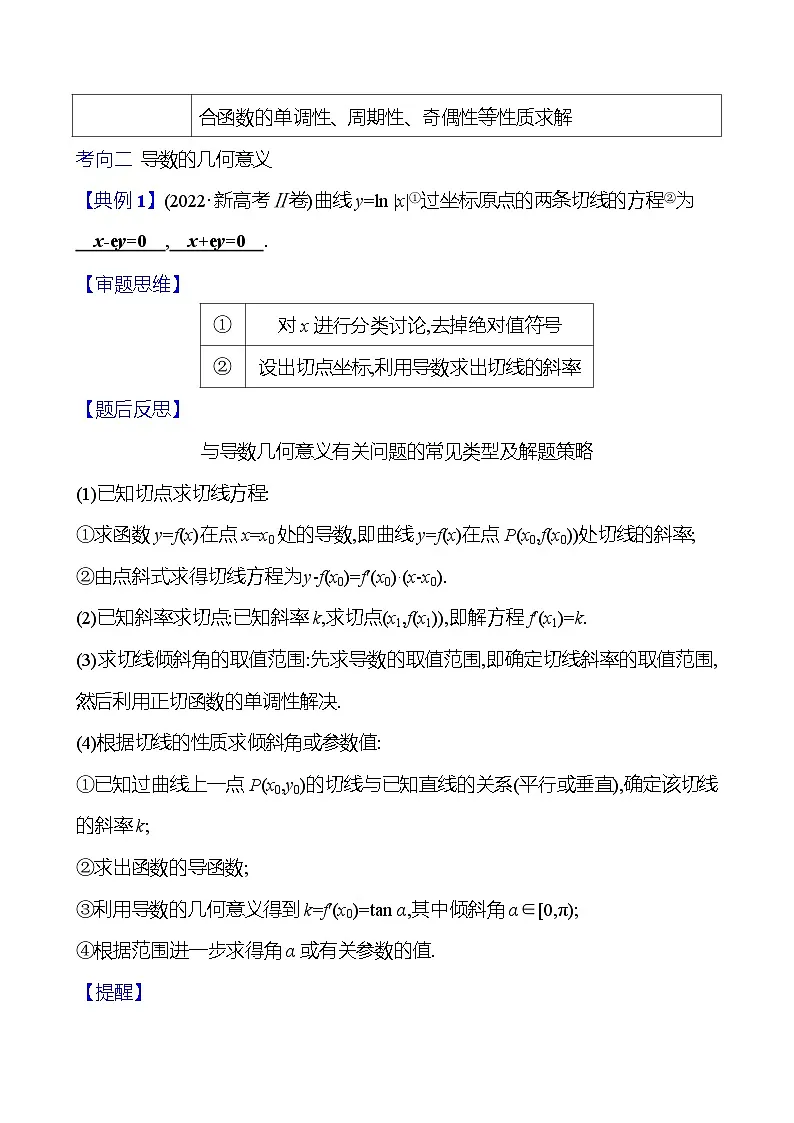 2025版高考热点题型与考点专练数学热点20函数与方程、导数的几何意义试题（Word版附答案）第3页