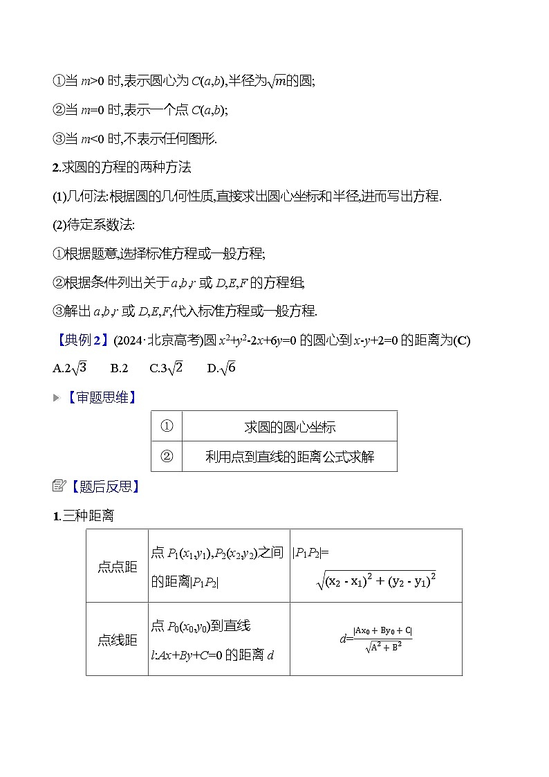 2025版高考热点题型与考点专练数学热点15直线与圆试题（Word版附答案）第2页