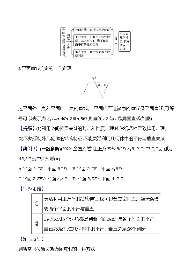2025版高考热点题型与考点专练数学热点12直线与平面的位置关系试题（Word版附答案）第2页