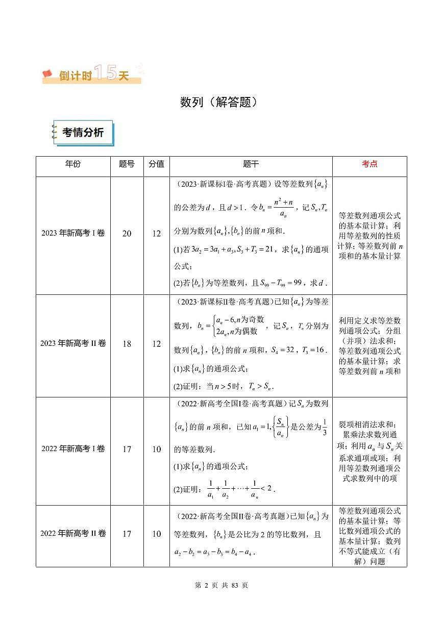 2025《高考数学•考前20天终极冲刺攻略》②(解析版)第2页