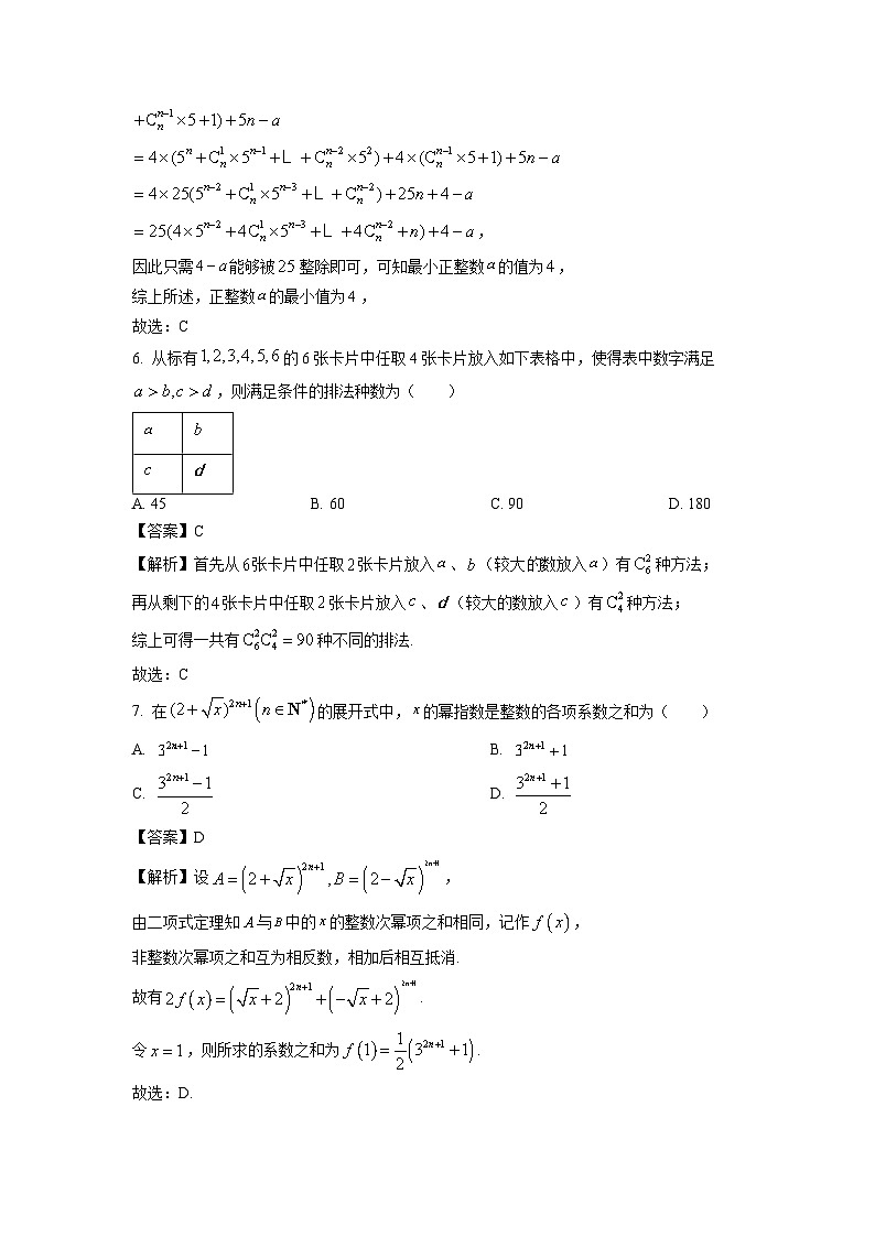 山东省菏泽市2023-2024学年高二下学期7月期末教学质量检测数学试题（解析版）第3页