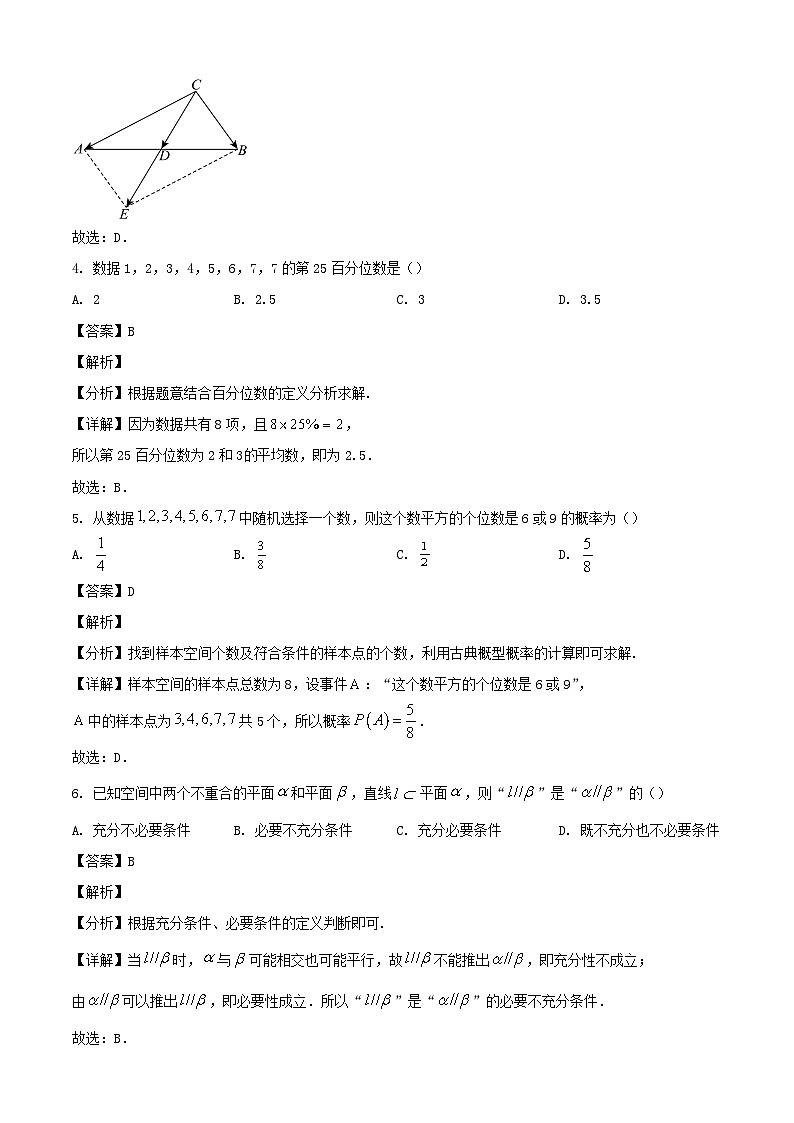 2024-2025学年浙江省高二数学下学期7月学考联考期末检测试题（附答案）第2页