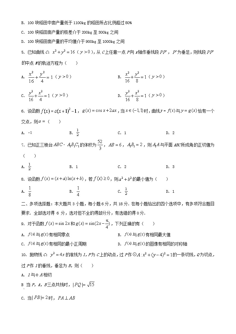 新高考II卷2024年高考数学真题第2页