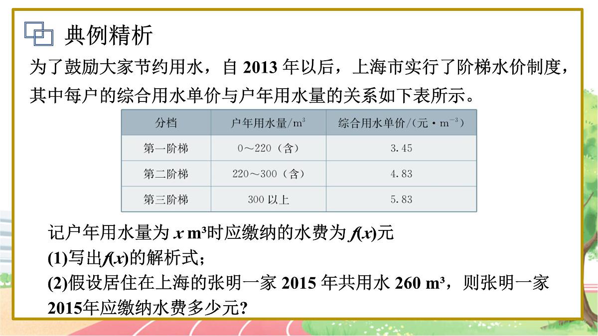 高中数学RJB必修第一册 3.3 函数的应用(一)、3.4数学建模活动：决定苹果的最佳出售时间点 PPT课件第6页