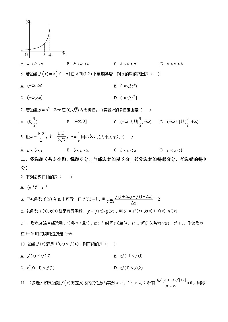 江苏省徐州市九里中学2024-2025学年高二下学期第一次月考数学试题（原卷版+解析版）第2页