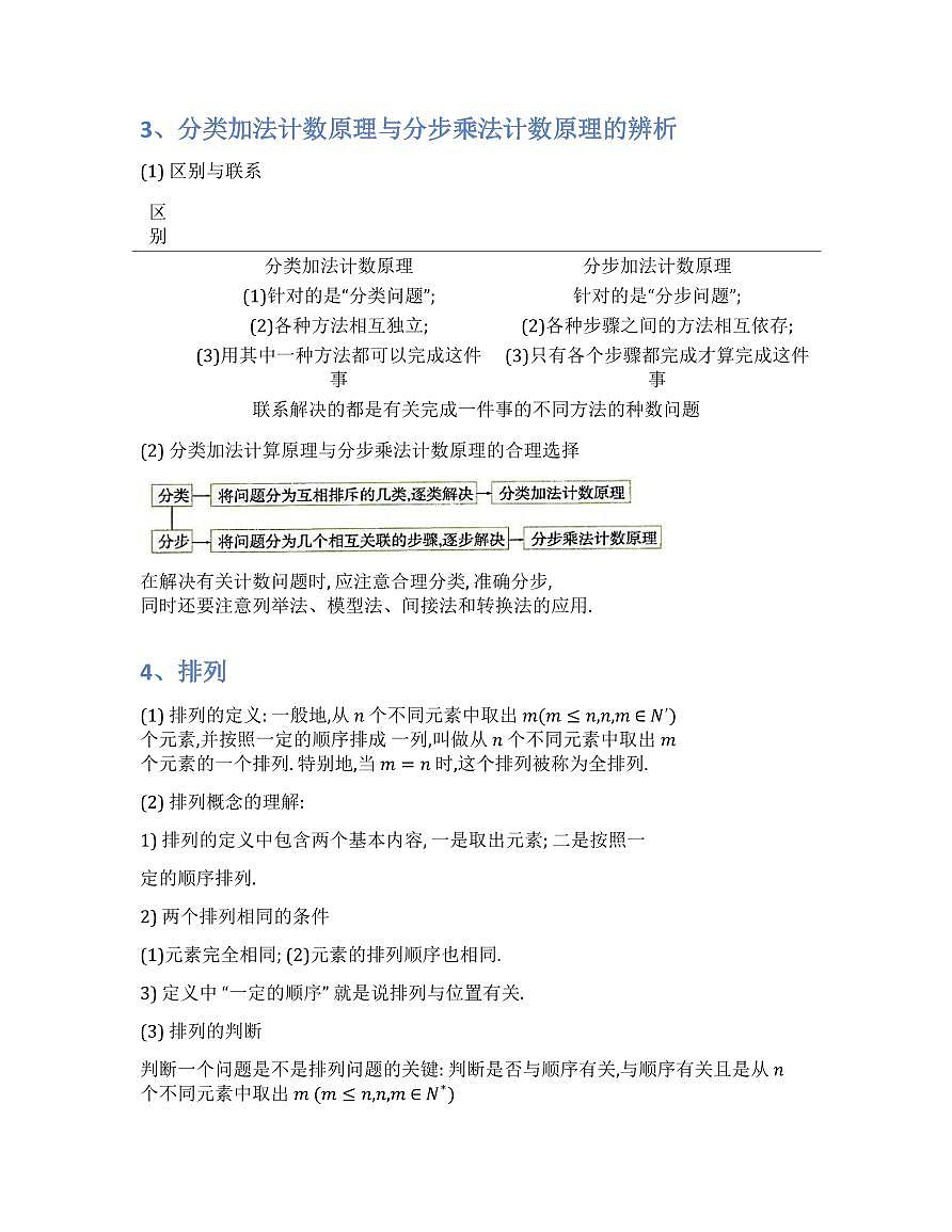新高考数学基础知识梳理与课本优秀题目巩固-模块16-计数原理第2页