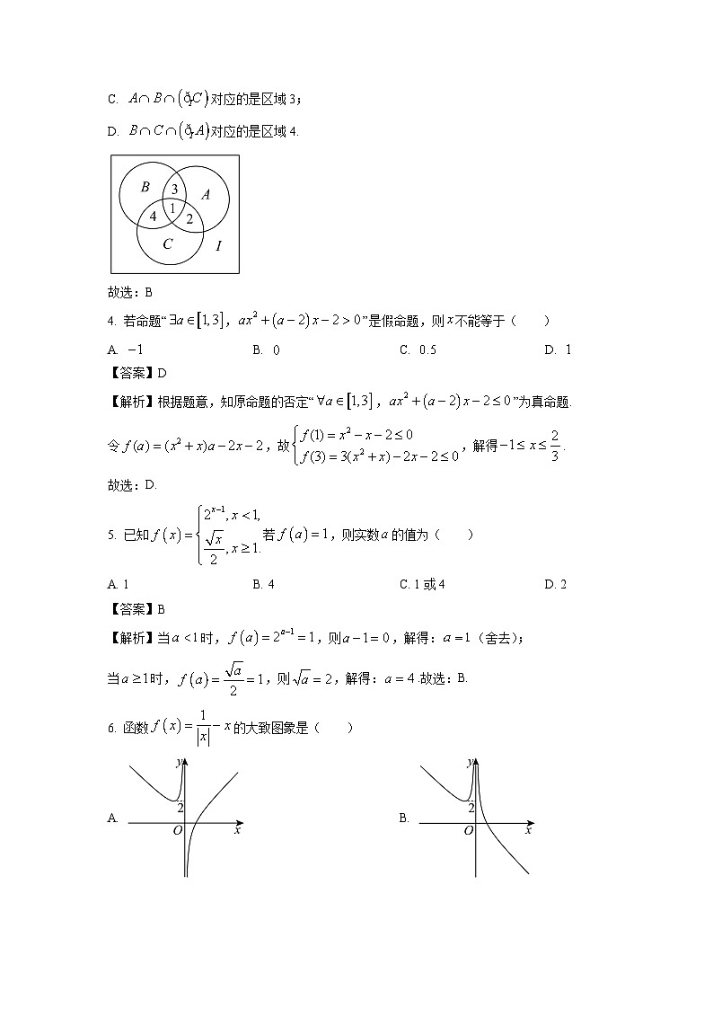 福建省部分优质高中2024-2025学年高一上学期期中联考数学试题（解析版）第2页