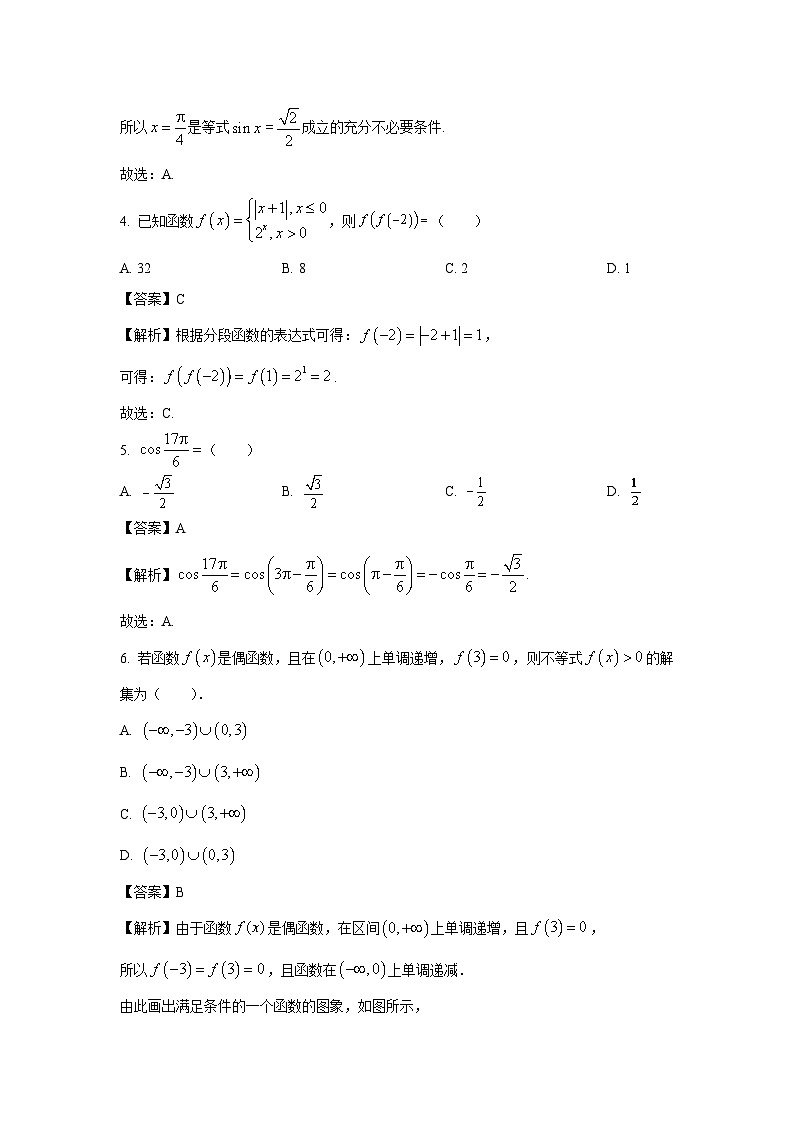 陕西省商洛市2024-2025学年高一上学期期末数学试题（解析版）第2页