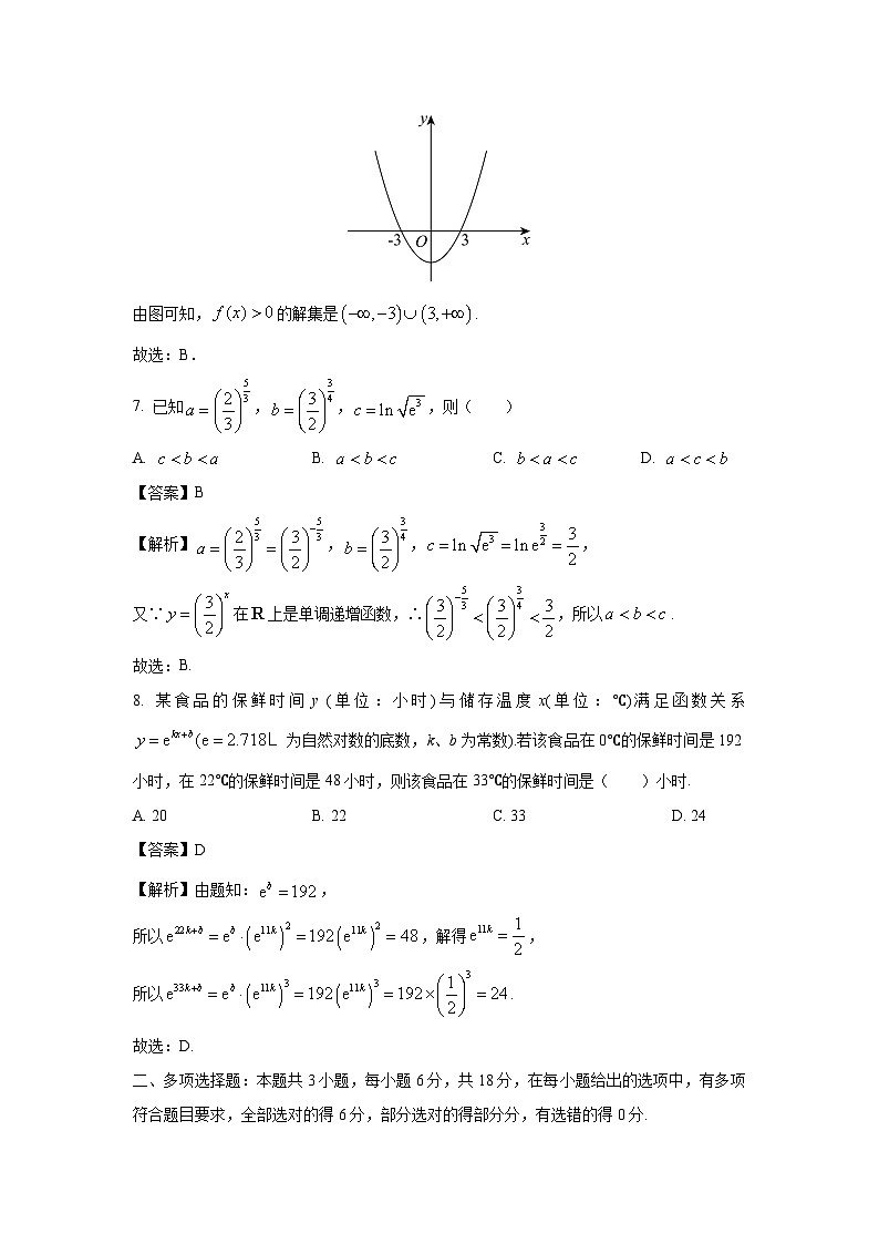 陕西省商洛市2024-2025学年高一上学期期末数学试题（解析版）第3页