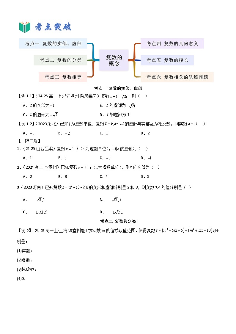 7.1 复数的概念（原卷版）第2页