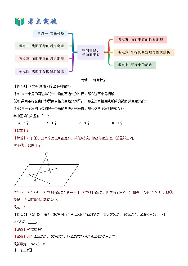 8.5 空间直线、平面的平行（解析版）第3页