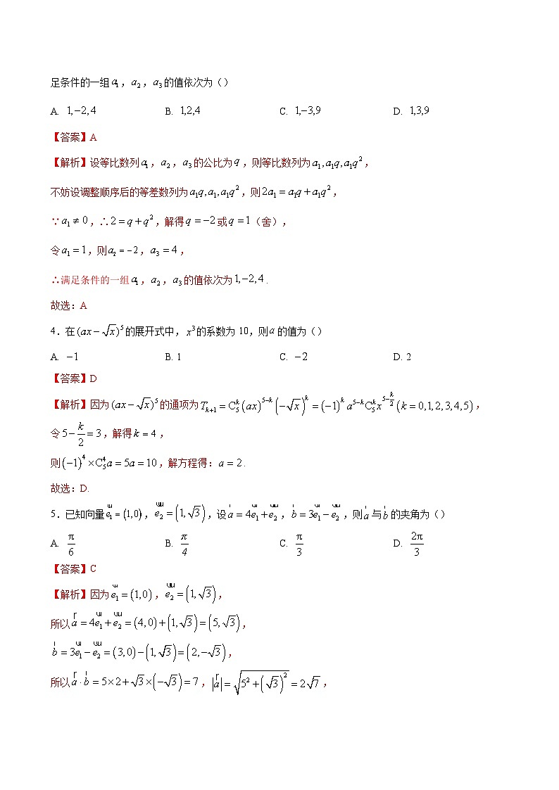 数学（江苏卷01）（全解全析）第2页