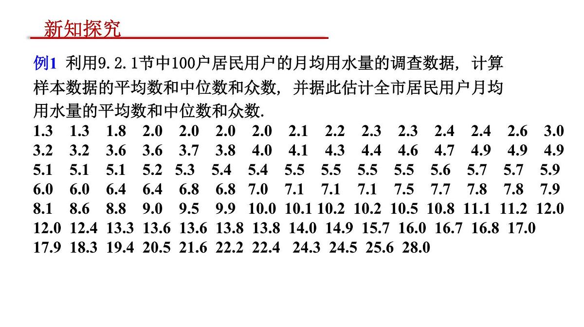 9.2.3总体集中趋势的估计课件-2024-2025学年高一下学期数学人教A版（2019）必修第二册第4页