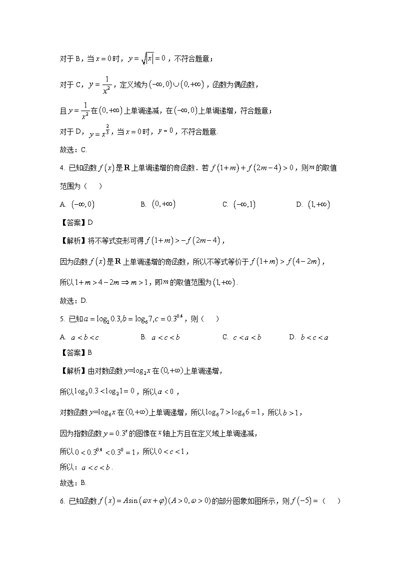 浙江省杭州市下沙区杭四吴山2024-2025学年高一上学期期末数学试题（解析版）第2页