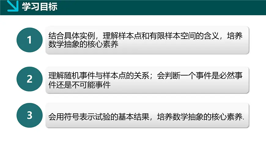10.1.1 有限样本空间与随机事件（同步课件）-2024-2025学年高一数学（人教A版2019必修第二册）第4页