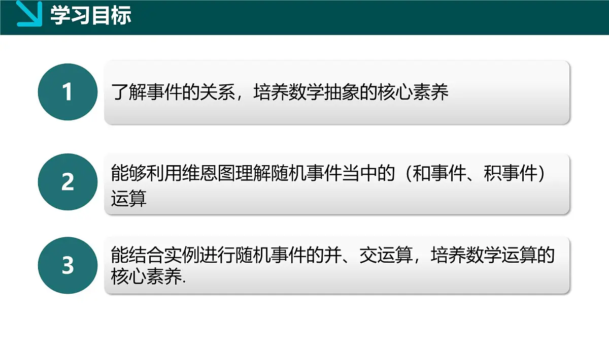 10.1.2 事件的关系与运算（同步课件）-2024-2025学年高一数学（人教A版2019必修第二册）第2页