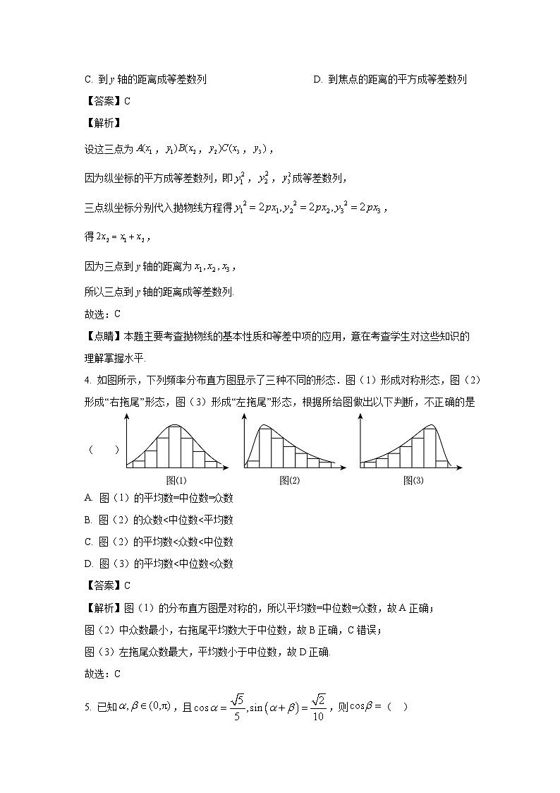 河南省许平汝名校2025届高三模拟测试数学试卷（解析版）第2页