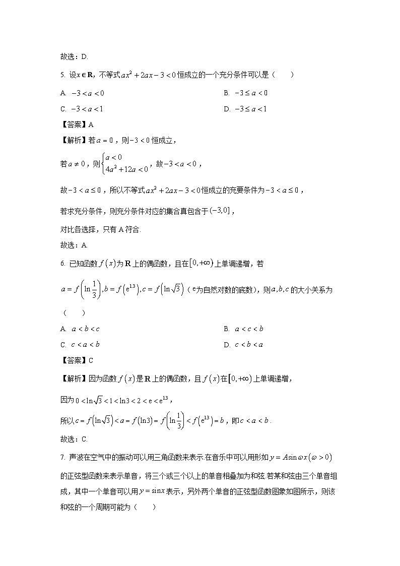 河南省郑州市中牟县2024-2025学年高一上学期期末测评数学试卷（解析版）第3页