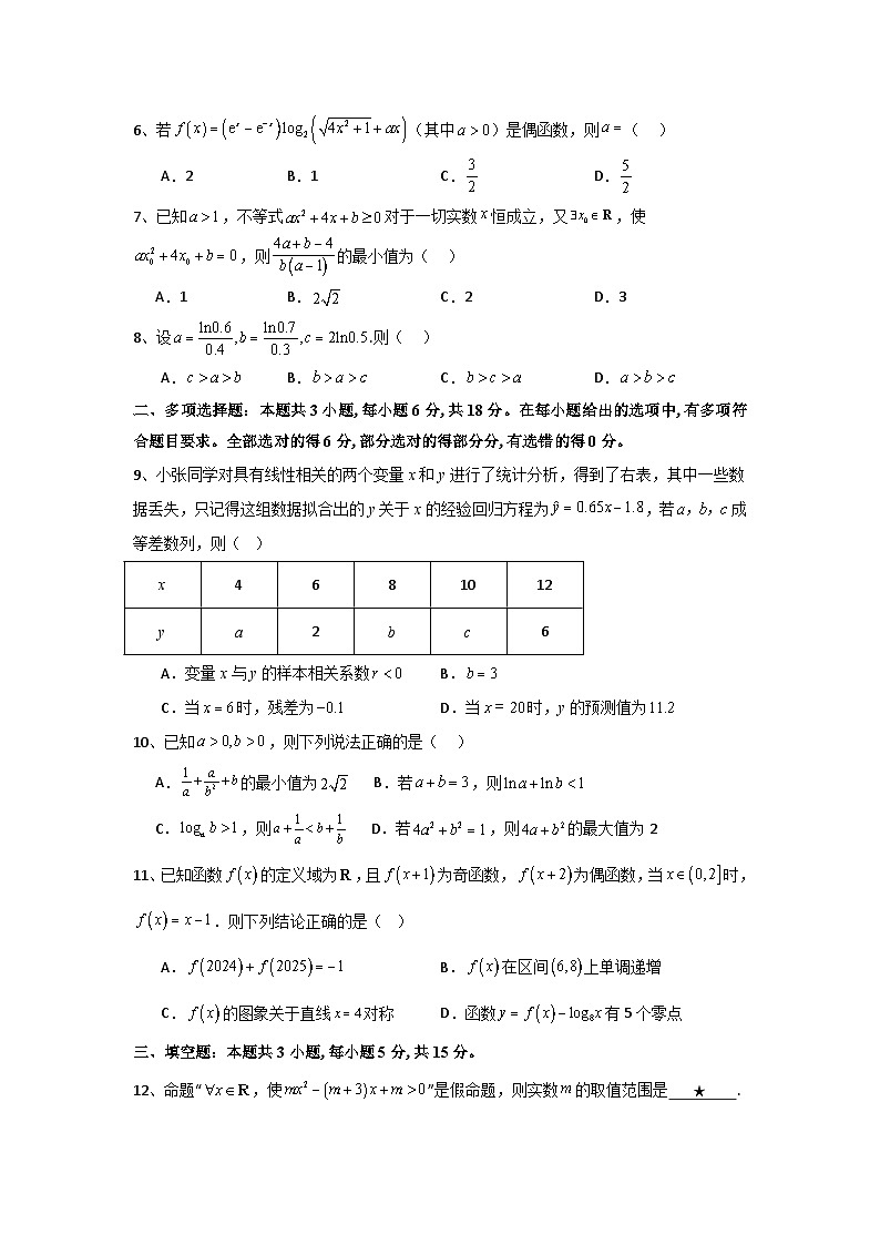 数学5月考试题第2页