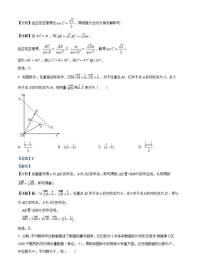 重庆市复旦中学教育集团2024-2025学年高一下学期期中考试数学试题（解析版）第2页