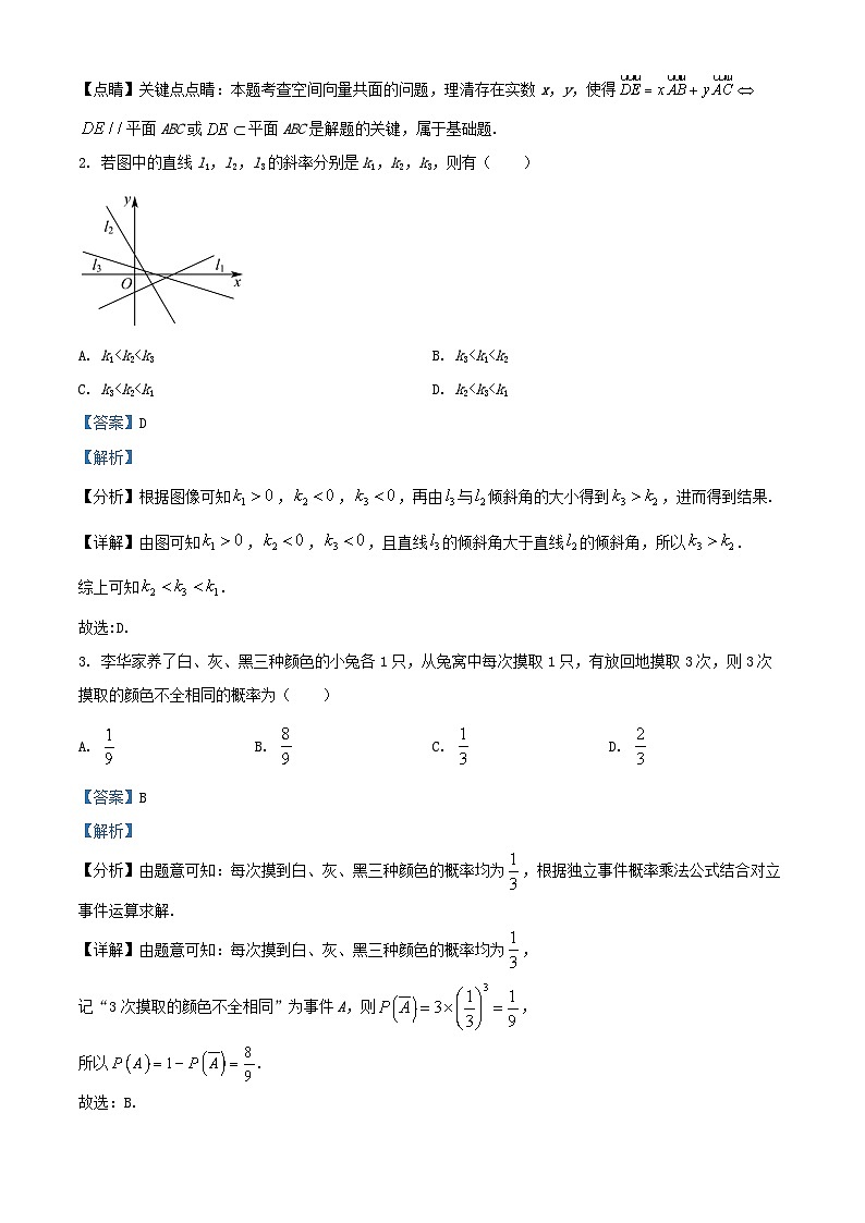 湖北省武汉市2024_2025学年高二数学上学期10月月考试题含解析第2页
