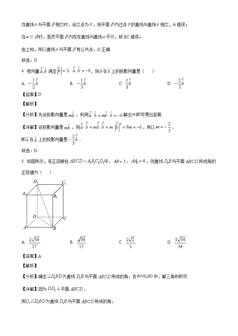 广西壮族自治区河池市河池十校协作体2024-2025学年高一下学期5月月考数学试题（解析）第2页