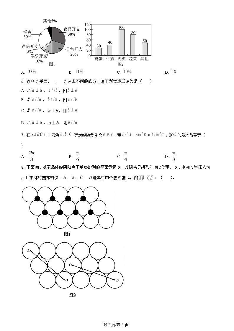 贵州省黔东南州2023-2024学年高一下学期期末文化水平测试数学试题第2页