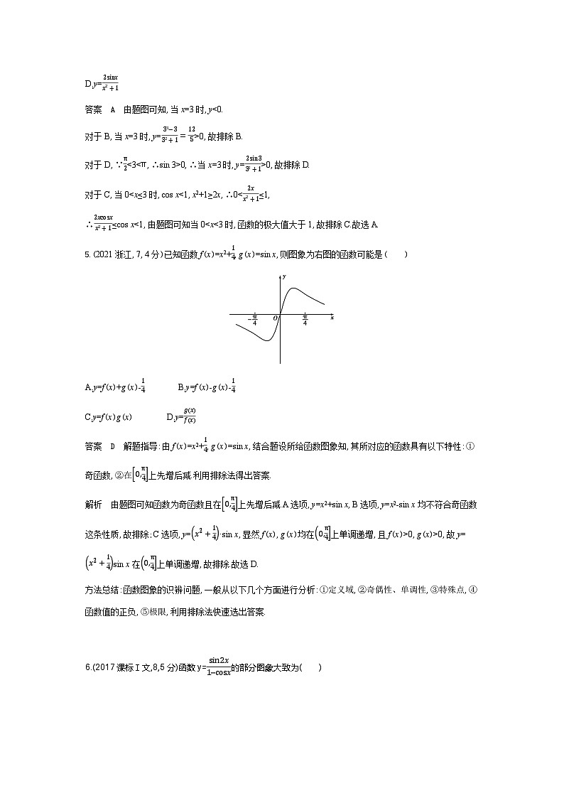 2 7　函数的图象（十年高考）第3页
