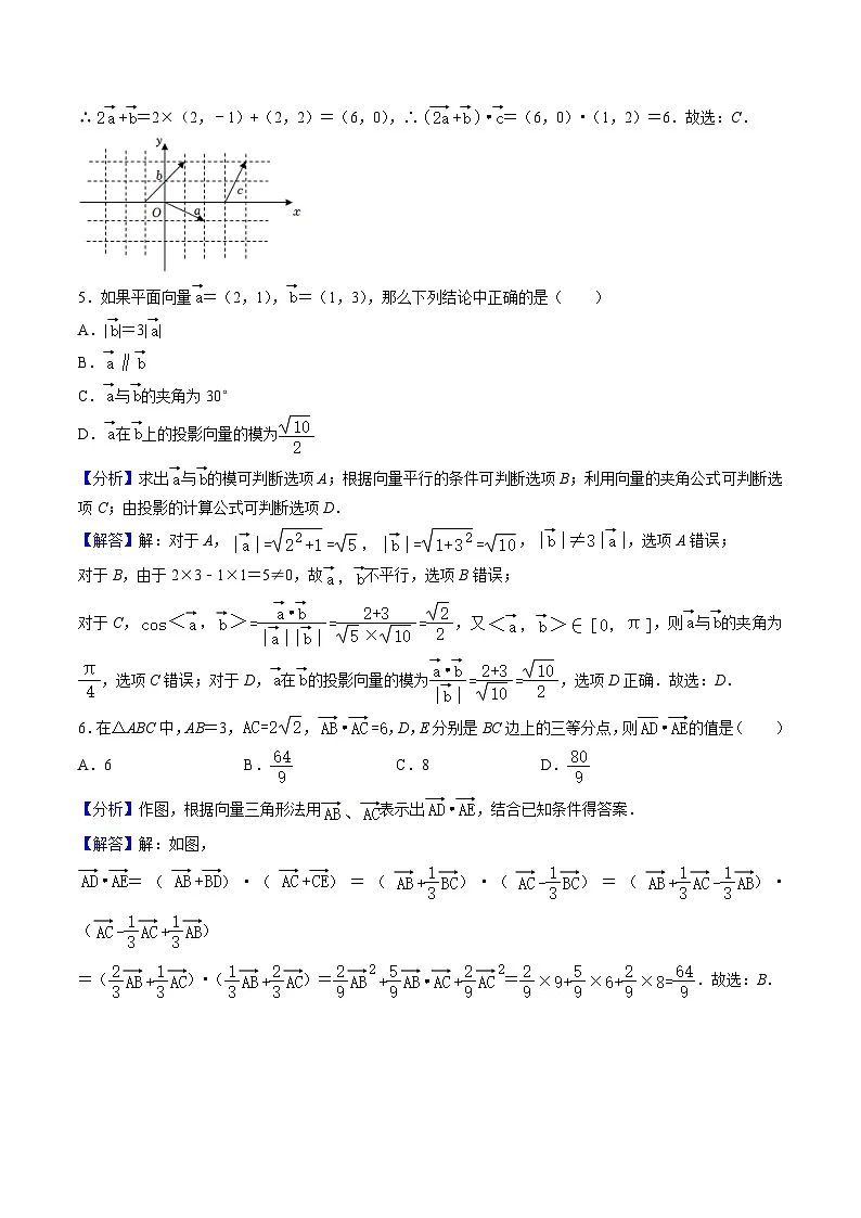2025年人教A版高中数学必修二 高一下期末复习分类训练（常考题专练）（解析版）第2页