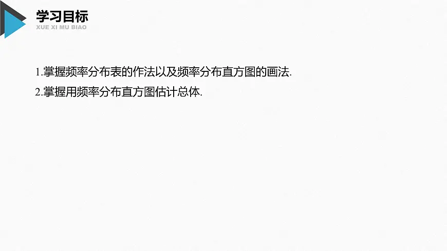 新人教版高中数学必修第二册-9.2用样本估计总体 第1课时总体取值规律的估计【课件】第2页