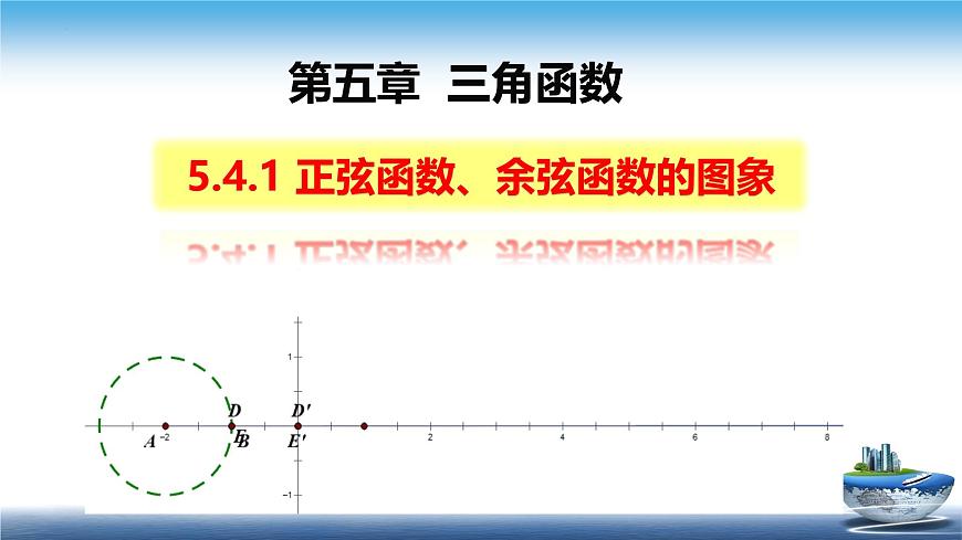 5.4.1正弦函数、余弦函数的图像课件 2026学年高一上学期数学人教A版（2019）必修第一册第1页