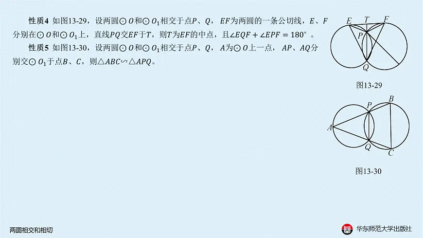 10-A-§13.3 圆-13.3.3 两圆相交和相切第8页
