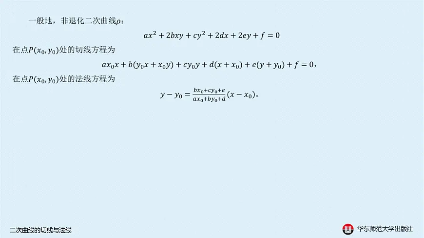 06-B-§12-1 二次曲线的切线与法线第3页