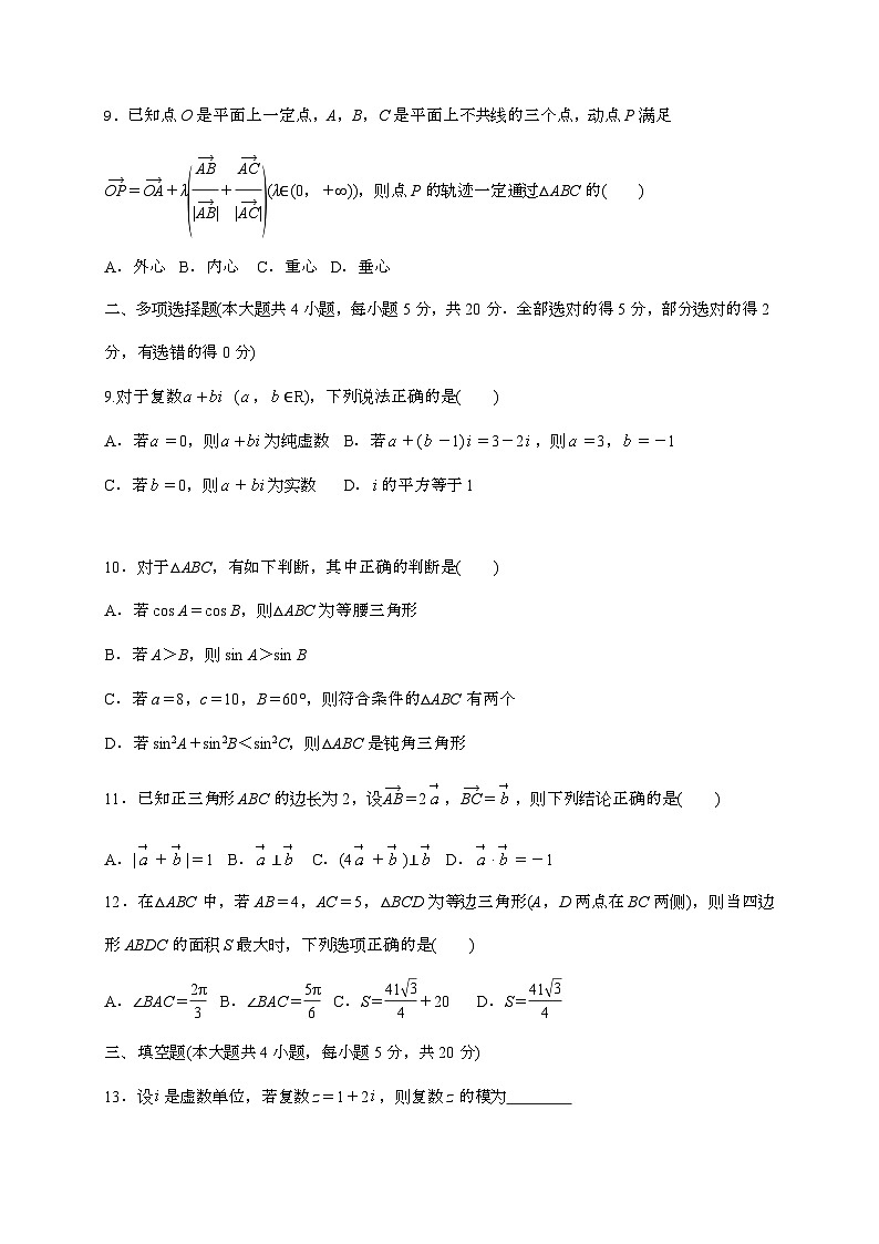 福建连城县第一中学2024~2025学年高一下册第一次月考数学试题 (1)第2页
