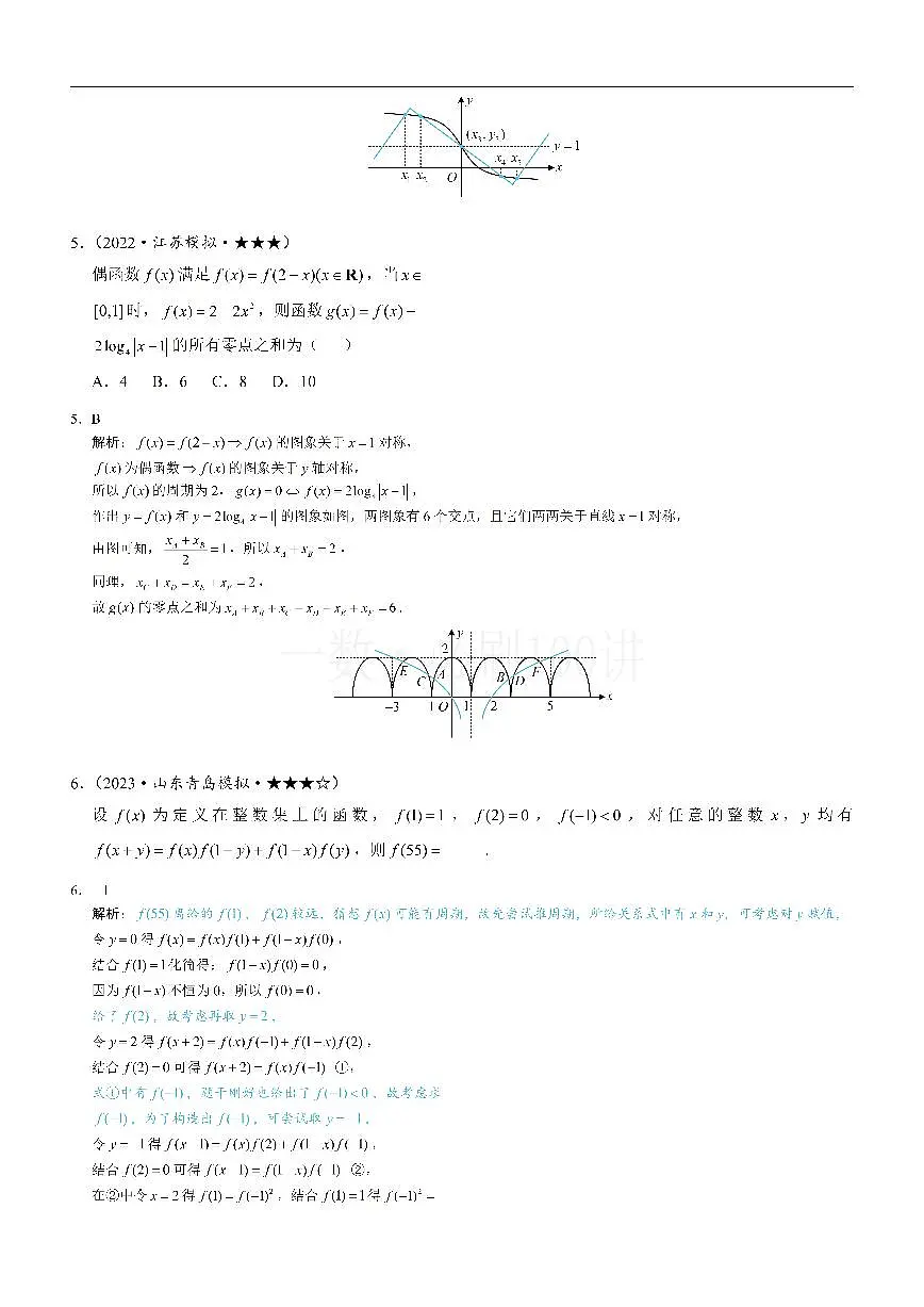 第3节 抽象函数问题（习题册+答案册）第3页